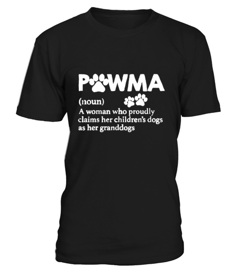 Vintage Pawma Definition Dog Grandma Aunt Mom Dog T-Shirt Unisex