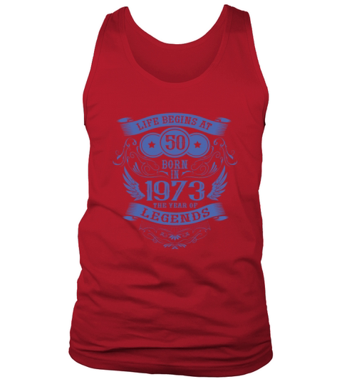 50th Birthday Vintage Sayings 1973 Birthday Tank Top Unisex