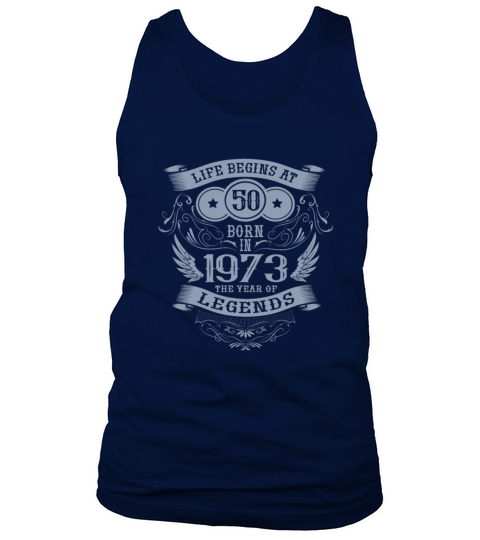 50th Birthday Vintage Sayings 1973 Birthday Tank Top Unisex