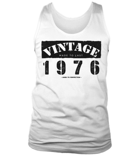 Vintage Classic 1976 47th Birthday - 47 Years Old Tank Top Unisex