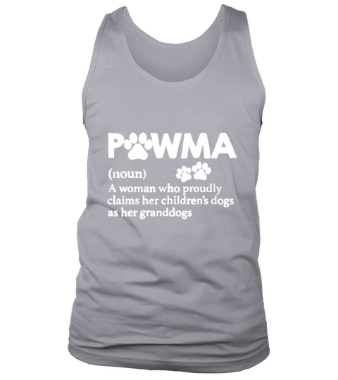 Vintage Pawma Definition Dog Grandma Aunt Mom Dog Tank Top Unisex