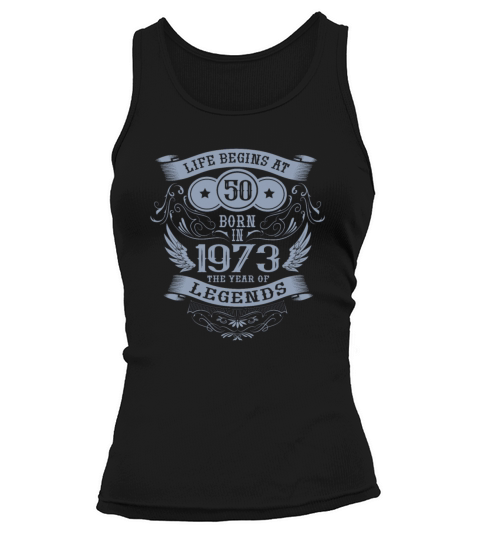 50th Birthday Vintage Sayings 1973 Birthday Tank top Woman