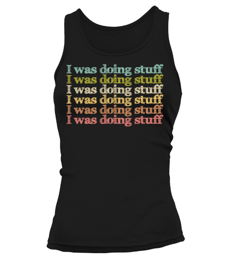 I was doing stuff vintage Tank top Woman