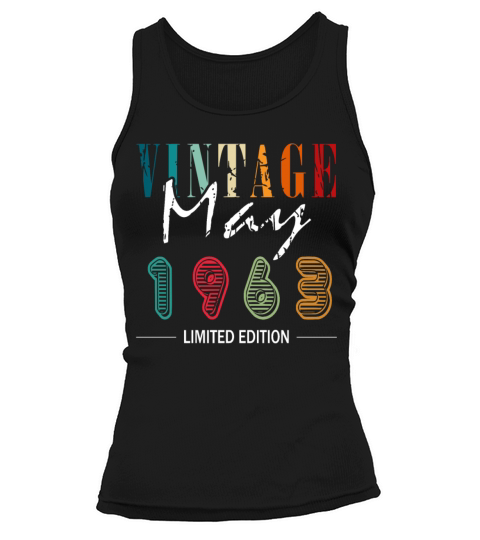 May 1963 vintage birthday gift Tank top Woman