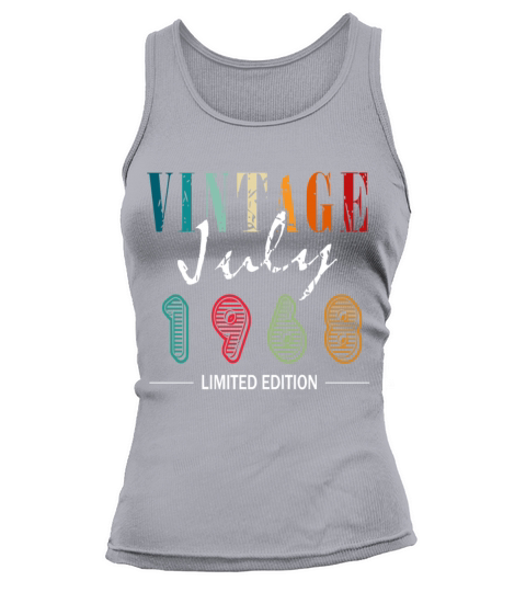 Vintage born July 1968 Birthday July 1968 Tank top Woman