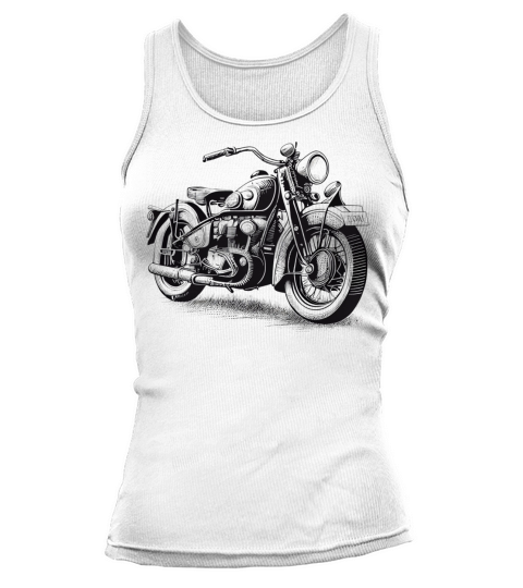 Vintage motorbike Tank top Woman