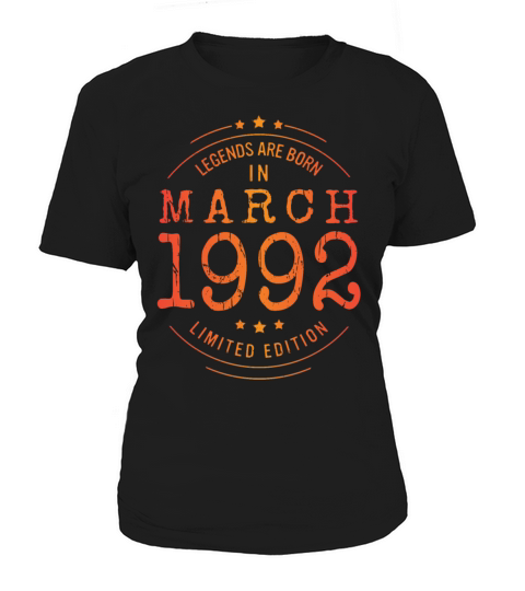 Birthday March 1992 Limited Edition Vintage Women's T-Shirt