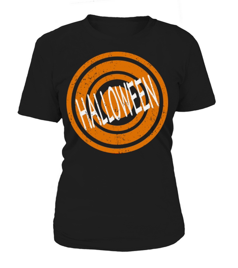 Halloween White Word Women's T-Shirt