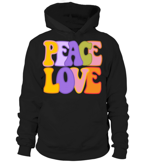 Groovy outfits 60S 70S Retro Vintage Groovy love Hoodie Unisex