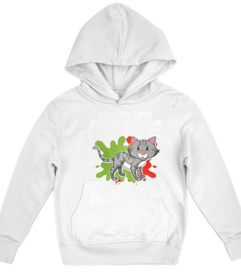 Cat German Quote Kids Hoodie