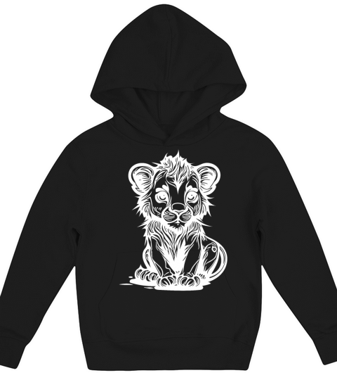 Cute Vintage Lion Baby Kids Hoodie