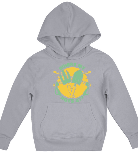 Where My Hoes At Ideas Gardener Horticulture Kids Hoodie