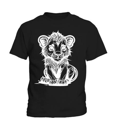 Cute Vintage Lion Baby Kids T-Shirt