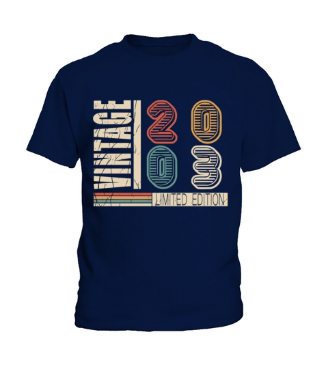 Vintage 2003 Vintage Retro Birthday Gift Kids T-Shirt