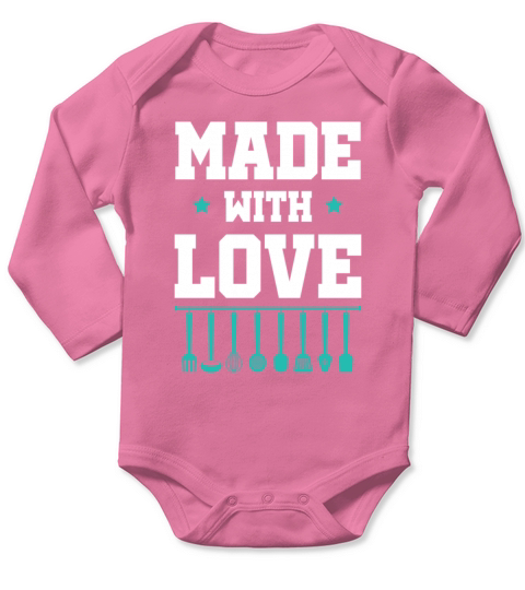 bake love Long Sleeve Baby One-Piece