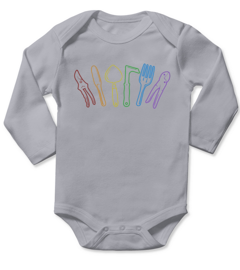 Gardening LGBT Rainbow Horticulture Ideas Long Sleeve Baby One-Piece