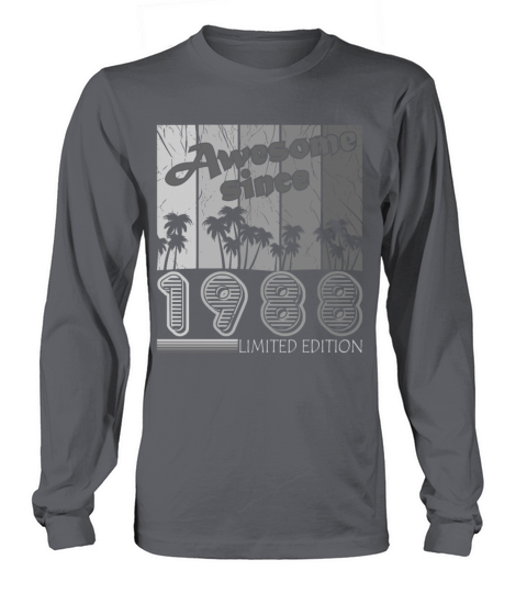 35th birthday man original march vintage 1988 Long sleeved Unisex