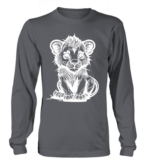 Cute Vintage Lion Baby Long sleeved Unisex