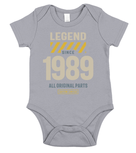 Legend Since 1989 34th birthday Short Sleeve Baby One-Piece