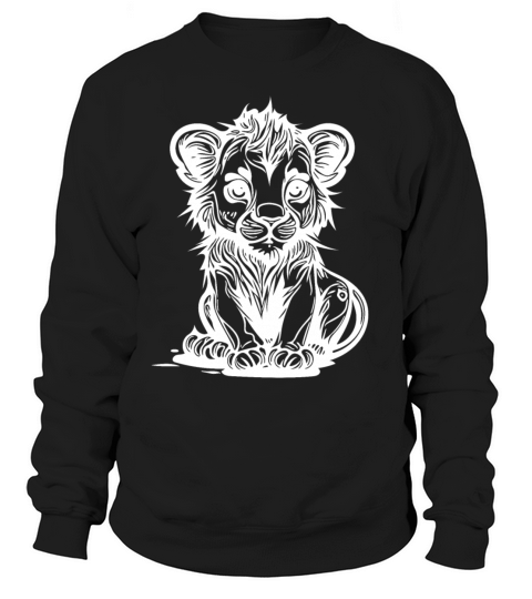 Cute Vintage Lion Baby Sweatshirt Unisex