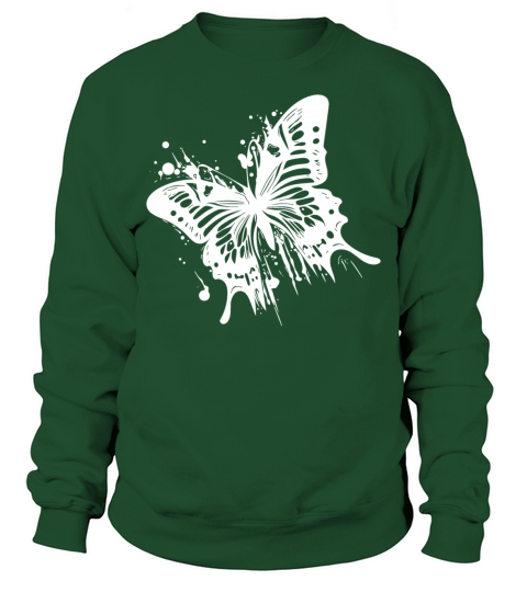 Elegant Vintage Ink Butterfly Sweatshirt Unisex