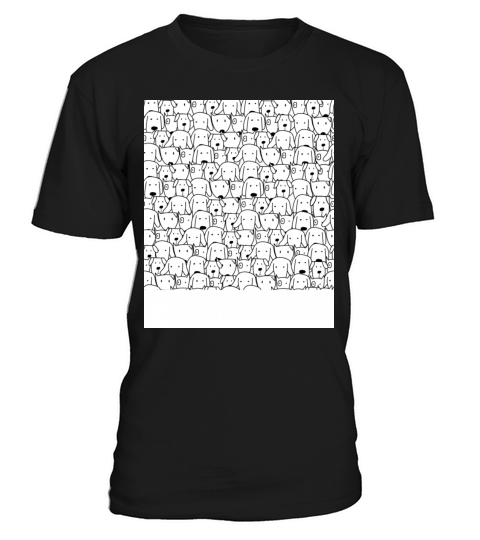 Cute Dog Seamless Patterns vintage T-Shirt Unisex