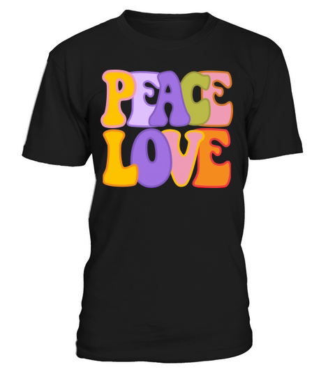 Groovy outfits 60S 70S Retro Vintage Groovy love T-Shirt Unisex
