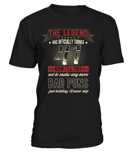 The Legend Officially 41 Years Old 41th Birthday T-Shirt Unisex