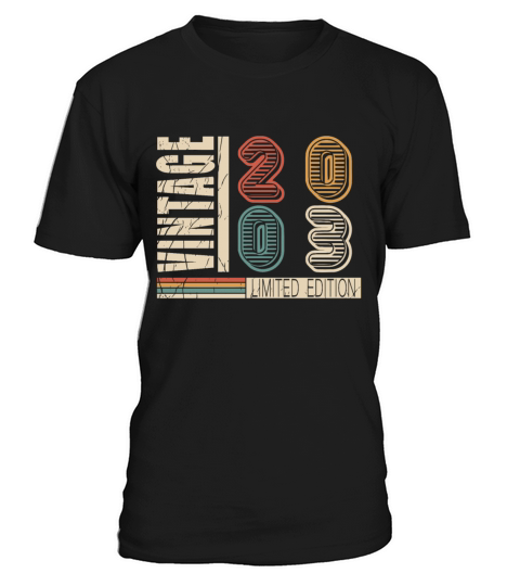 Vintage 2003 Vintage Retro Birthday Gift T-Shirt Unisex