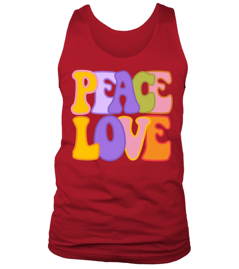 Groovy outfits 60S 70S Retro Vintage Groovy love Tank Top Unisex