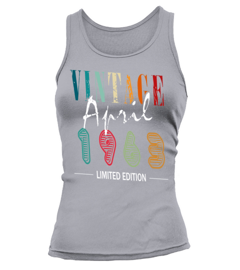 Anniversary 60 years - vintage - April 1963 Tank top Woman
