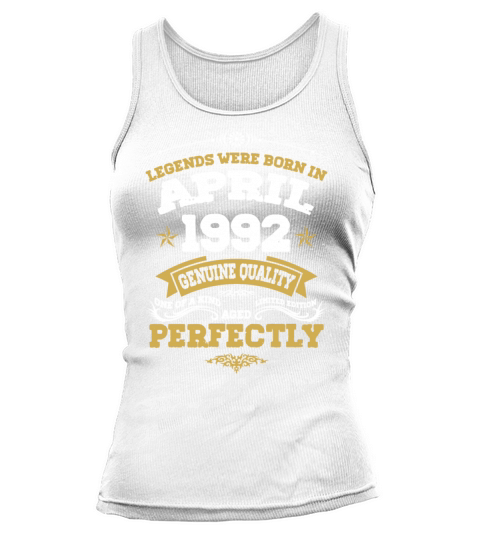 Vintage Aged To Perfection April 1992 Tank top Woman
