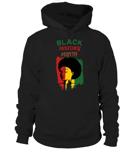 Black History Month Afro Melanin Black Women Hoodie Unisex