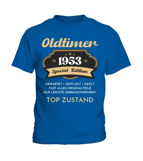 70th Birthday Vintage 1953 Kids T-Shirt