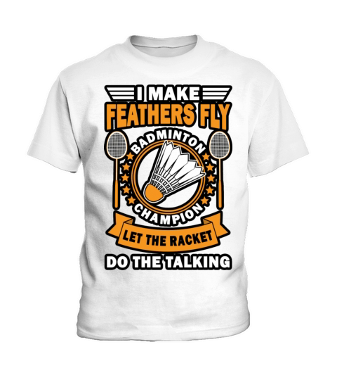 Vintage Badminton Quote Design Kids T-Shirt