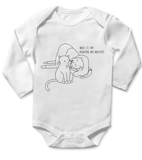 Cat master Long Sleeve Baby One-Piece