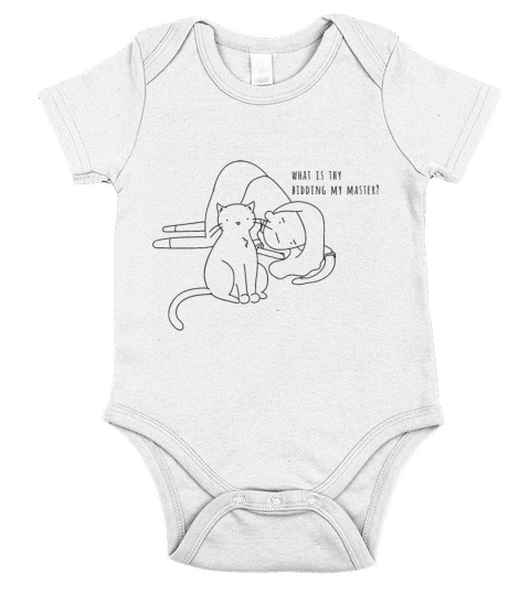 Cat master Short Sleeve Baby One-Piece