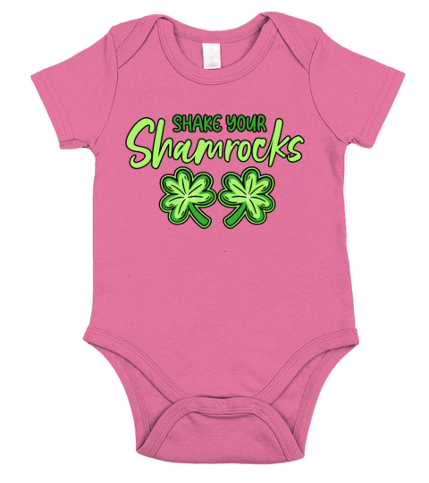 Funny Irish Saint Patricks Day Shake Your Short Sleeve Baby One-Piece