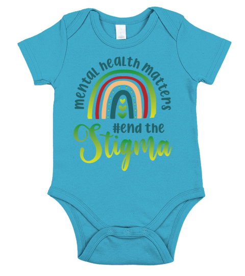 Mental Health Matters Fight The Stigma Short Sleeve Baby One-Piece