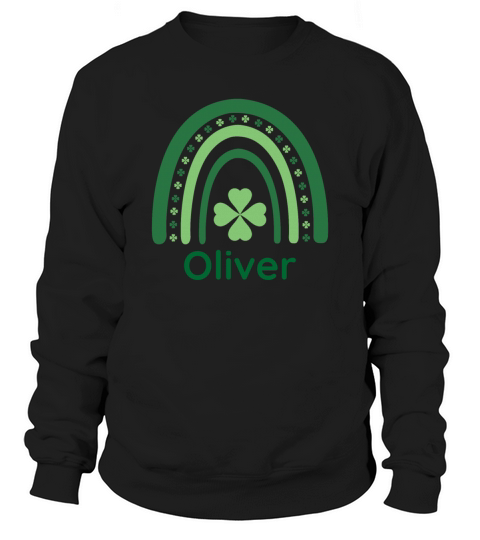 Oliver Clover Charm Boho Rainbow Sweatshirt Unisex
