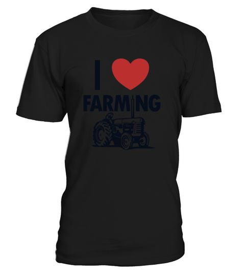 I love Farming Agribusiness Agriculture Rancher T-Shirt Unisex
