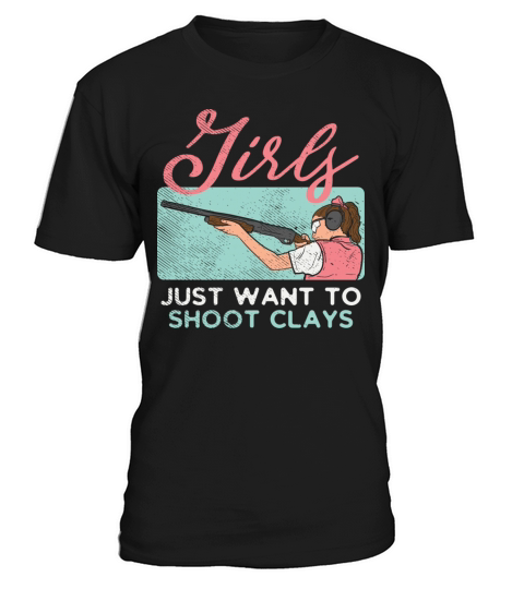 Skeet Shooting Sports Shoot Clays Girls T-Shirt Unisex