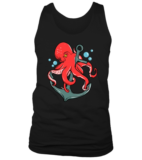 Octopus Anchor for Octopus Lover Tank Top Unisex