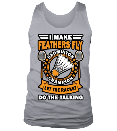 Vintage Badminton Quote Design Tank Top Unisex