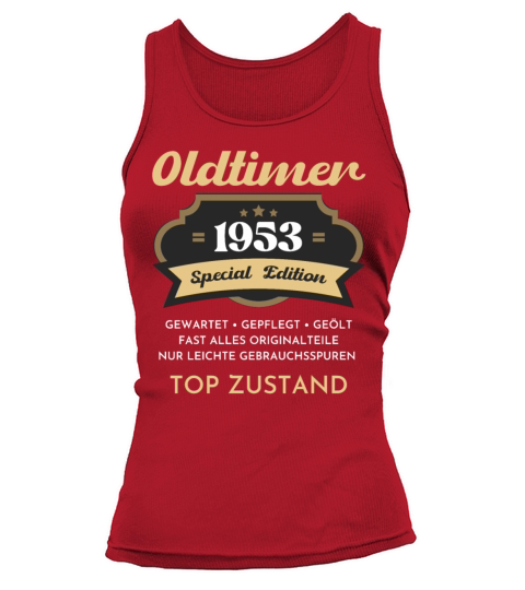 70th Birthday Vintage 1953 Tank top Woman