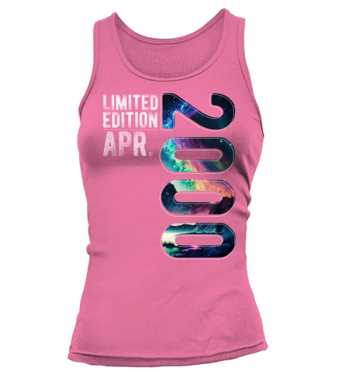 Limited Edition 2000 April Birthday Polar Lights Tank top Woman