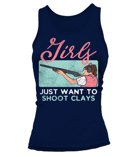 Skeet Shooting Sports Shoot Clays Girls Tank top Woman