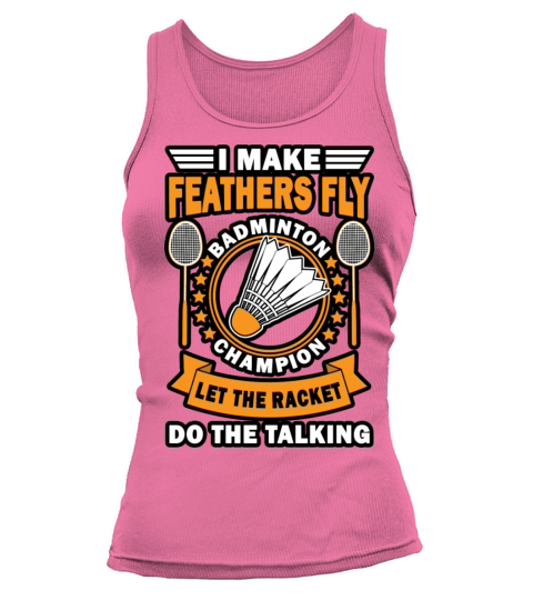 Vintage Badminton Quote Design Tank top Woman