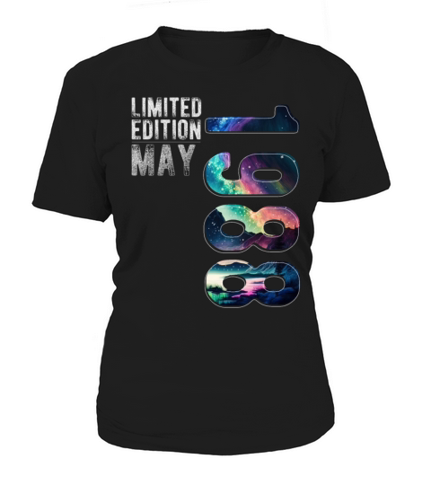 Limited Edition 1988 May Birthday Polar Lights Women's T-Shirt