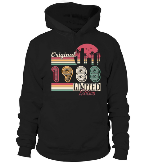 1988 Original Vintage Birthday Gift Hoodie Unisex